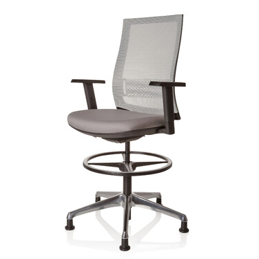 Робоче крісло / стійка стілець TOP WORK 99 Mesh Grey hjh OFFICE