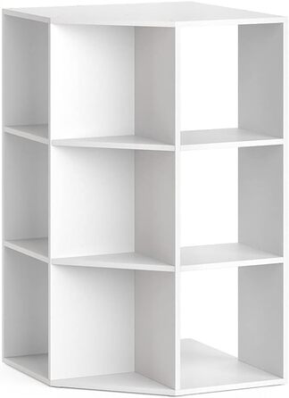 Дитяча книжкова полиця Vicco Luigi, біла, 64x107.8 см, без коробок для зберігання