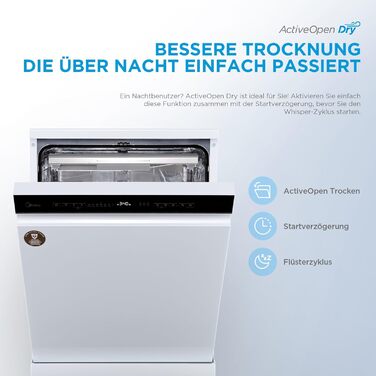 Посудомийна машина Midea SF 3.45N PRO: 9 комплектів, Inox, Wi-Fi, 5 програм, 47 dB, таймер завантаження
