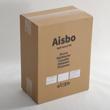 Ковдра Aisbo 135x200 см, всесезонна, 300 GSM – стьобана, м’яка та зручна, без подушки
