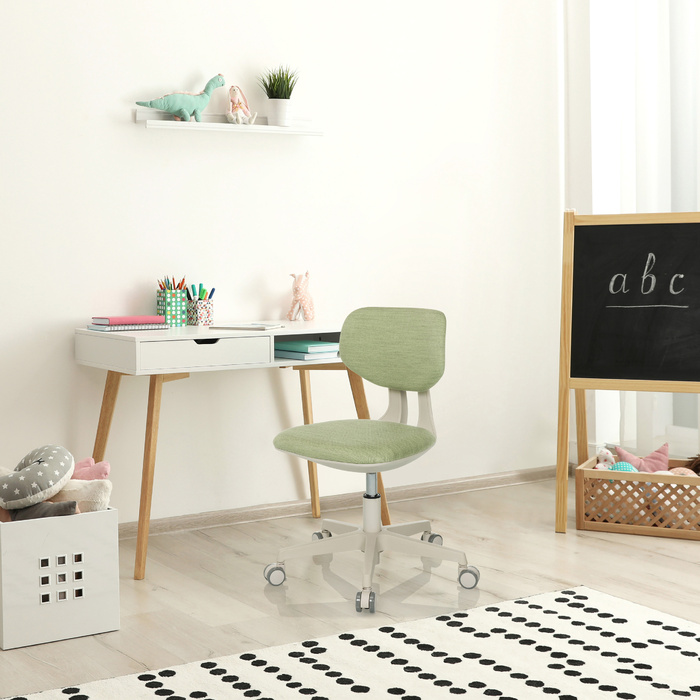 Дитячий письмовий стілець / дитячий стілець KIDDY CLASSIC тканина зелений hjh OFFICE