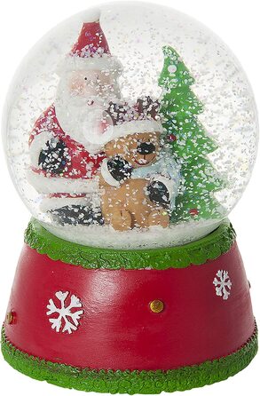 Снігова куля з батьком, музична шкатулка Mousehouse Gifts, новорічна декорація