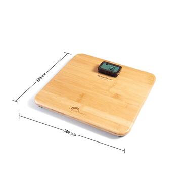 Ваги напольні Little Balance 8419 Kinetic преміум з бамбука, без батарейок, екологічні, до 150 кг