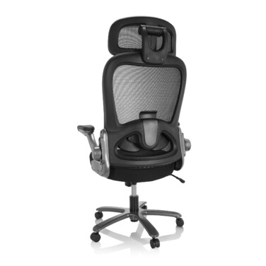 Надміцне крісло / офісне крісло INSTRUCTOR T I PRO Titan XXL сітка тканина / тканина чорна hjh OFFICE