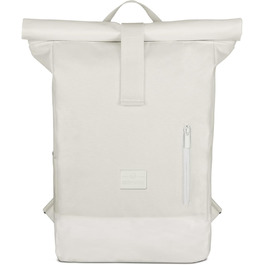 Рюкзак Johnny Urban Robin Medium Rolltop, водостійкий, для жінок і чоловіків, з відділенням для ноутбука, 15 л, кремово-білий, для університету, бізнесу та велосипеда, екологічний