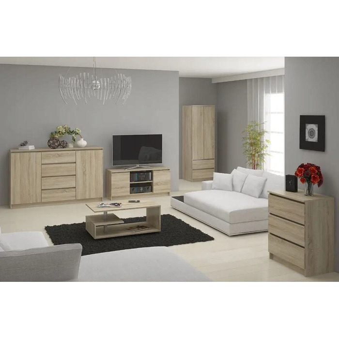 Стелаж Akord 60 x 180 x 35 см, дуб сонома