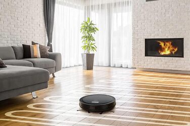 Робот-пилосос та мийник Sichler з Wi-Fi, HEPA, 2500 мА·год, сухе прибирання, керування через додаток, безмішковий, акумуляторний