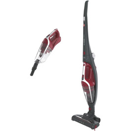 Бездротовий пилосос Hoover HF21F25 2-в-1 з акумулятором, ручний та вертикальний, 45 хв автономної роботи, LED-підсвітка, паркування, складана ручка, насадка для щілин та щітка для пилу, без мішка