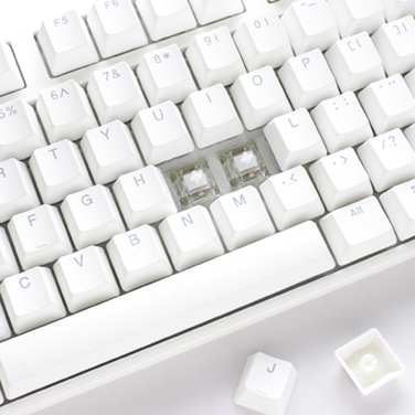 Механічна клавіатура Ducky One 3 TKL Cherry MX Blue RGB White UA