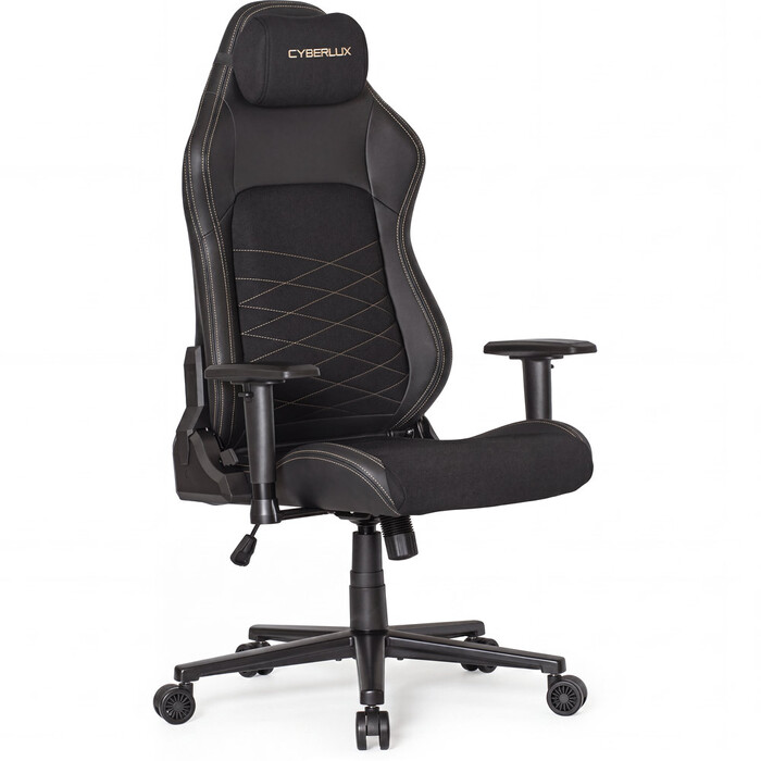 Геймерське крісло Cyberlux Spartan Black (арт. GM-409 B)