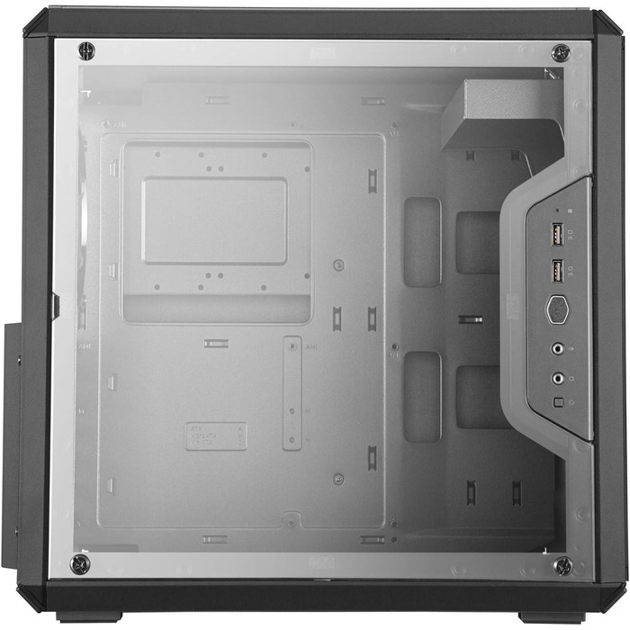 Корпус Cooler Master MasterBox Q500L ATX Mini Tower з прозорою бічною панеллю, організацією кабелів і багатьма варіантами охолодження