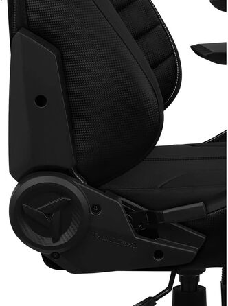 Ігрове крісло ThunderX3 TC5 чорне, ергономічний геймерський стілець для комп'ютера, навантаження до 150 кг