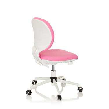 Дитячий офісний стілець KID VIVO з тканини, рожевий (hhj OFFICE)