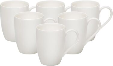 Набір білих чашок з ручкою vivo Villeroy & Boch, 6 шт, базова серія, фарфор