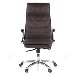 Офісне крісло / Крісло для керівника VILLA 20 Nappa Leather Brown hjh OFFICE