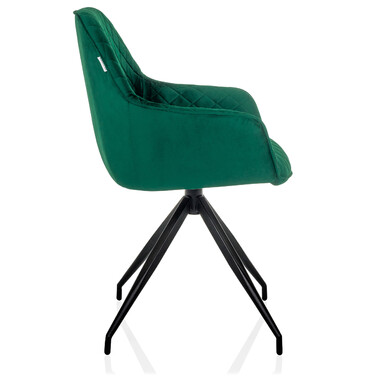 Стілець обідній ELVERUM Velvet Green hjh LIVING