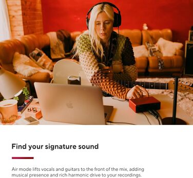 Focusrite Scarlett Solo 4 (4th Gen) USB аудіоінтерфейс для гітаристів, вокалістів та продюсерів - студійна якість звуку + ПО