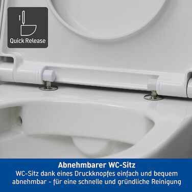 Сидіння для унітазу Duravit D-Neo, біле, з мікроліфтом