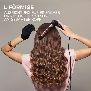 Плойка для завивки Bellissima Sublime Curls 25 мм, діамантово-керамічне покриття, 3 температури, швидкий нагрів, захист від перегріву