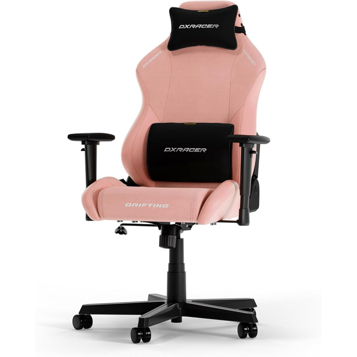 Ігрове крісло DXRacer Drifting L рожеве тканинне оригінал