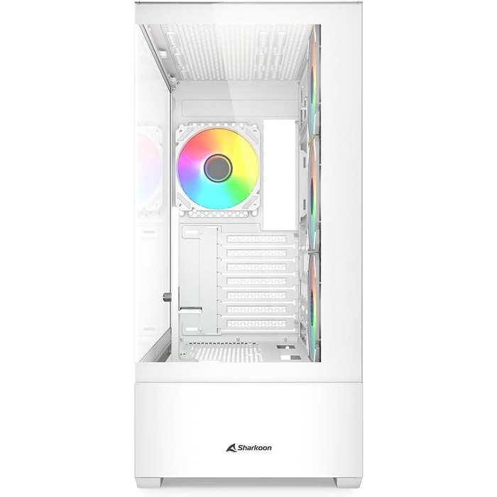 Комп'ютерний корпус Sharkoon AK6 RGB ATX білий