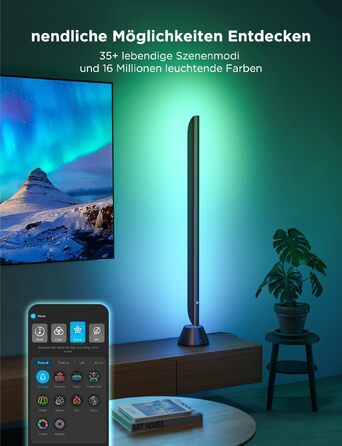 Світлодіодні LED-панелі Govee RGBICWW для підсвічування телевізора та ігрової зони, 31 дюйм