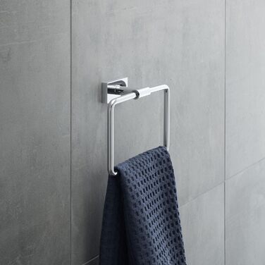 Кільце для рушника Duravit Karree, настінне, хром, 20x6 см