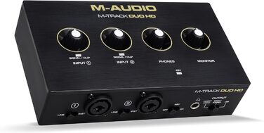 M-Audio M-Track Duo - USB аудіоінтерфейс для запису, стрімінгу та подкастингу (2 XLR/Line входи, 192kHz, USB-C)