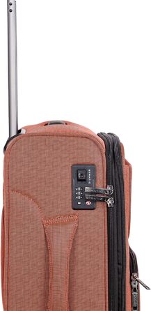 Валіза Stratic Bendigo Light+ м'яка, розширювана, 4 колеса, TSA, червона