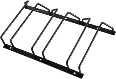 Тримач для келихів Dianoo ‎18x32,4x5 см 3 ряди чорний