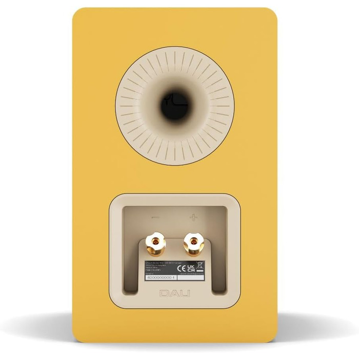 DALI KUPID Premium поличкові Hi-Fi колонки пасивного типу, пара, карамельно-білий (жовтий) – з настінним кріпленням