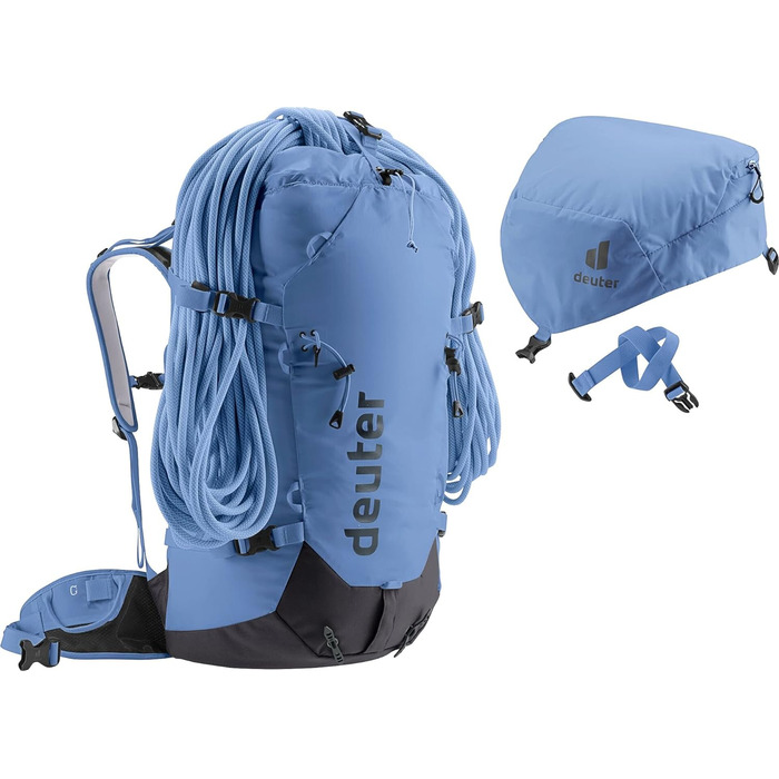 Жіночий експедиційний рюкзак Deuter Gravity Expedition 45+ SL, 45 л, синьо-сірий