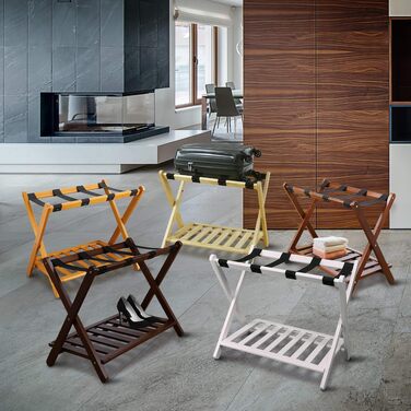 Підставка для валіз Casual Home з масиву горіха, 67 x 41 x 56 см