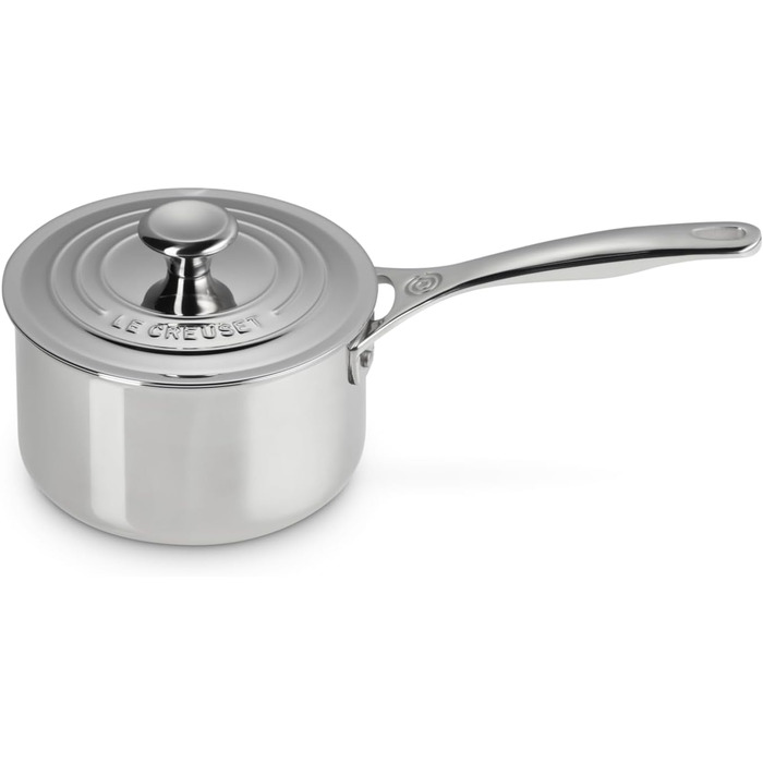 Каструля Le Creuset Signature з кришкою та ручкою, нержавіюча сталь, Ø 16 см, 1.9 л