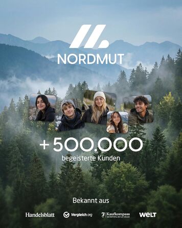 Ліжко кемпінгове розкладне NORDMUT® з матрацом, до 200 кг - сіре, для дому, саду та кемпінгу
