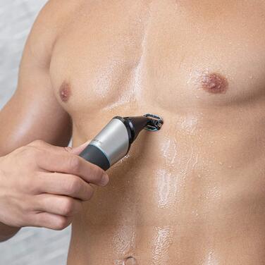 Електрична бритва Cecotec Precisioncare Multigrooming 5-в-1: 70 хв, сталеві леза, IPX6 водонепроникна, для дому та подорожей