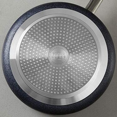 Набір сковорідок Tower TruStone Aluminium Violet Black, 3 предмети – антипригарне покриття