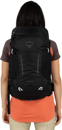 Рюкзак Osprey Hikelite 28 л чорний M-L для туризму