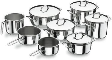 Каструля з кришкою Lacor Gourmet 28 см, нержавіюча сталь