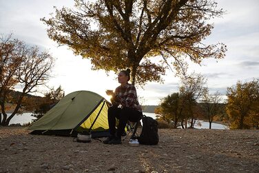 Намет тунельний GRAND CANYON CARDOVA 1 для 1-2 осіб, ультралегкий, водонепроникний, компактний, швидке встановлення, для трекінгу, кемпінгу, оливковий
