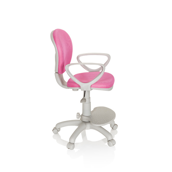 Дитячий стілець / дитячий письмовий стілець KID COLOUR G1 тканина рожевий hjh OFFICE