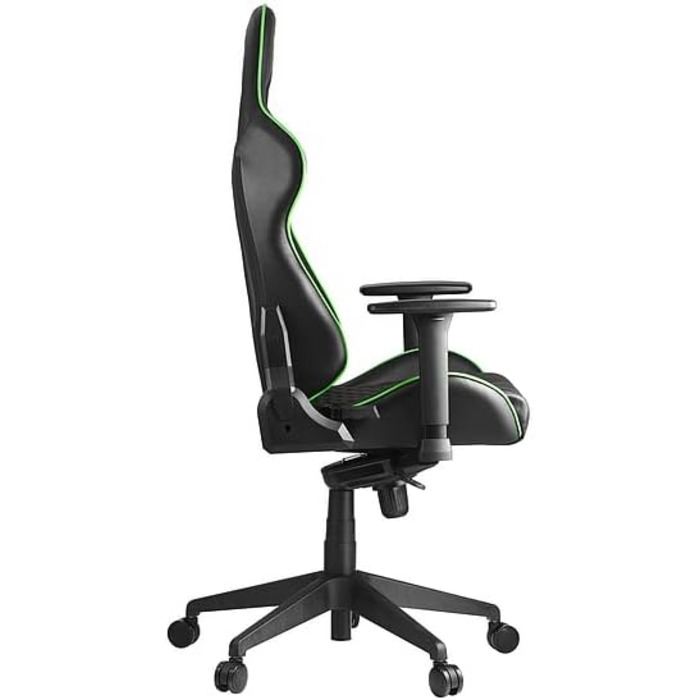 Ігрове крісло Razer TAROK PRO від Zen Gaming, чорне/зелене, з меморі-піною для попереку, подушкою для шиї, 3D-підлокітниками