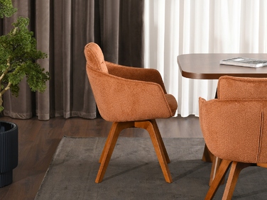Стілець Mebel-Partner, тканина, коричневий, 1 шт.