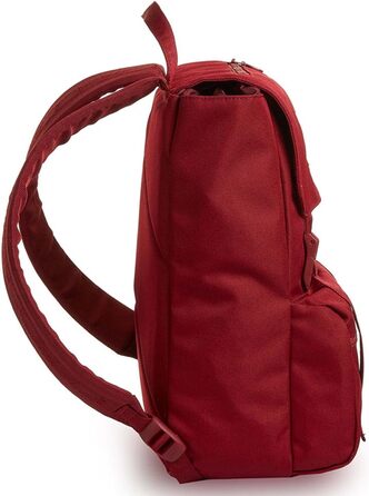 Рюкзак Invicta JOLLY SOLID S, універсальний міський, червоний, для офісу, навчання, спорту, італійський дизайн