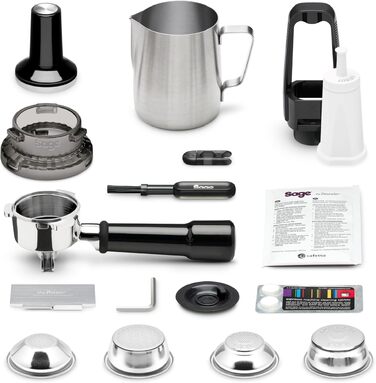 Кавомашина Sage Barista Express з вбудованим млином та капучинатором - чорний трюфель