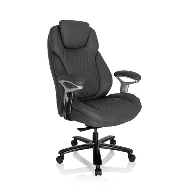 Крісло для керівника XXL PULLMANN штучна шкіра матова сіра hjh OFFICE