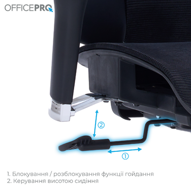 Крісло офісне OfficePro Unity OC710B Black