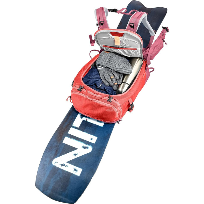 Жіночий рюкзак для гірськолижних турів Deuter Freerider Pro 32+ SL, 32+ л, бордовий