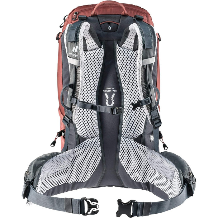 Жіночий туристичний рюкзак Deuter Trail Pro 30 SL, 30 л, червоно-графітовий