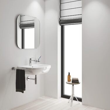 Змішувач для ванної кімнати GROHE Eurosmart Cosmopolitan, хром, 32830001 – економічний, з витяжною штангою, 30 см, проста установка